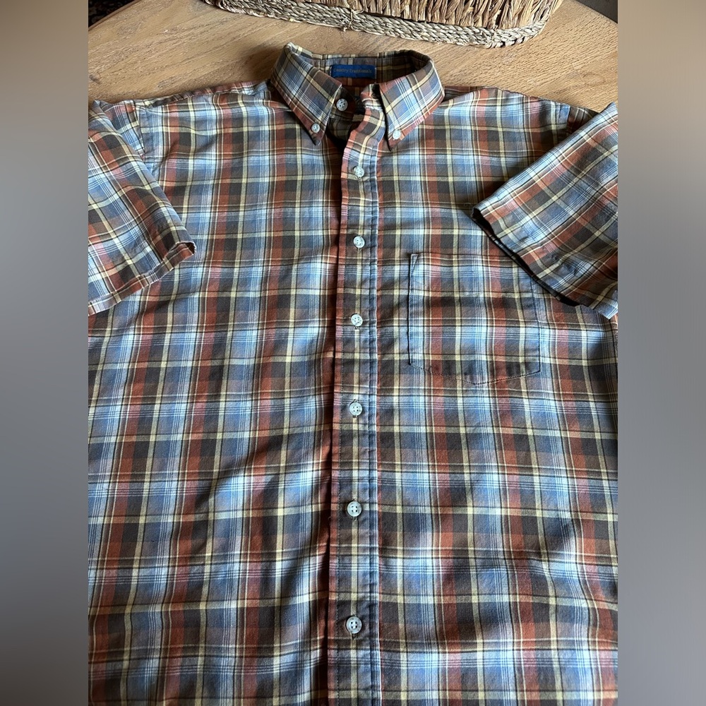 Pen West (Pendleton) Men’s Lrg Short Sleeve Button Shirt